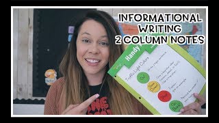 Informational Writing || 2 Column Notes ||