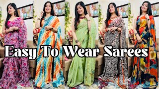 🥰Amazon light weight saree haul🥰 | The Ultimate Brand Sale | upto 40% off☺ | fashion fusions🌿