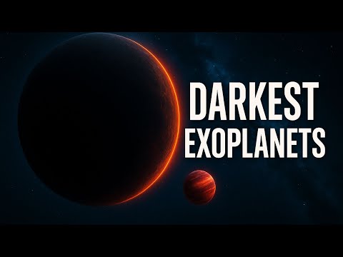 Darkest Exoplanets Ever Discovered | Mysterious Worlds That Barely Reflect Light
