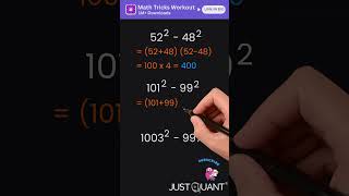 Simplification Tricks | Difference of Squares Trick | Fast Mental Math Shortcut #mathtricks