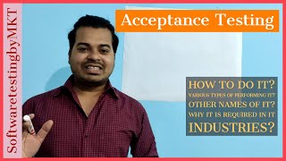 What is Acceptance testing in software testing?
