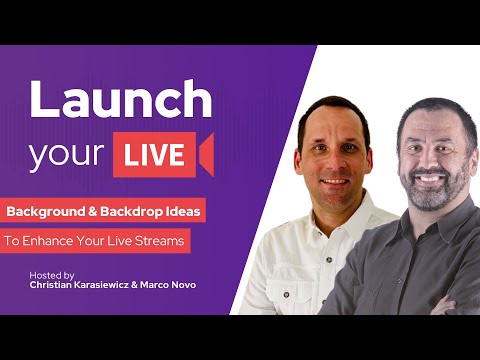 Background ideas for live streaming
