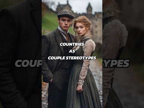Countries as Couple Stereotypes ❤️ #aifusion #midjourney #shorts