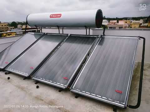 Racold 500Ltrs Solar Water Heater Pressurized system Installation