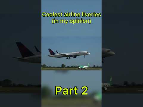 Coolest airline liveries - Part 2 #shorts #aviation