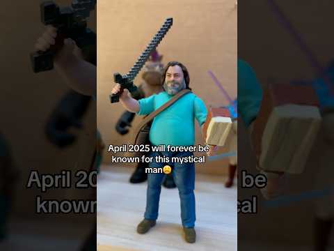 So much aura😭 #actionfigures #toycollector #stevefigure #minecraftmovie #fypage