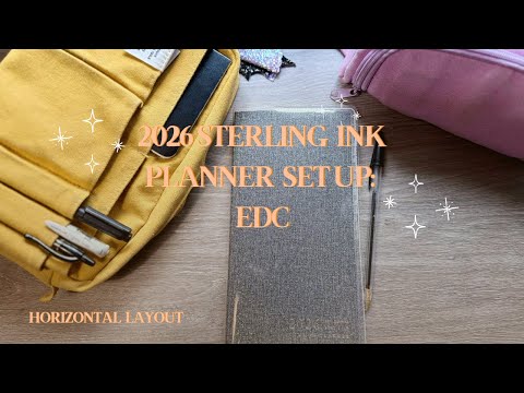 2026 Sterling Ink EDC Planner Setup