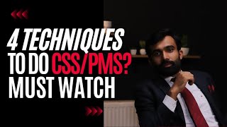 Techniques to Do CSS/PMS| How to Become CSP?| How to Start Preparation for CSS Exam?| IMTIAZ AZAM