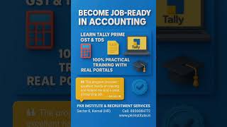 Practical TALLY PRIME GST TDS RETURN CLASSES IN KARNAL #VIRALSHORT #viralvideo #accountingcourses