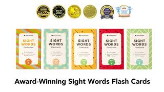Sight Words Flash Cards - Teach How to Read at Home (Award Winning)