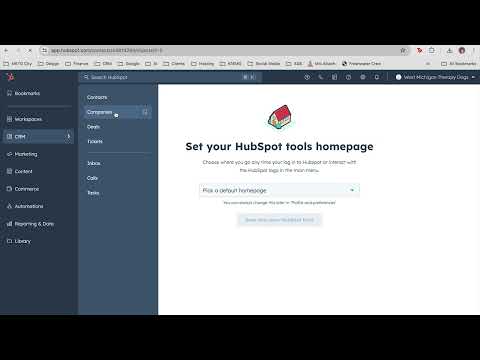 HubSpot CRM Customized for West Michigan Therapy Dogs