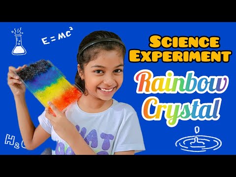 Rainbow Crystal Science Experiment