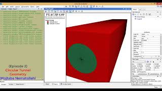 FLAC3D V6, Mechanized Tunneling simulation package (Episode2) in English