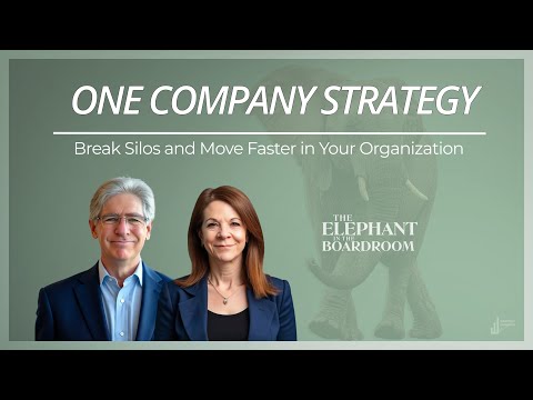 One Company Strategy: Break Silos and Move Faster