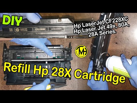 How to refill Hp 28X Toner Cartridge.