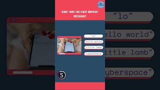 What was the first ARPANET message? #shorts #quiz #internethistory