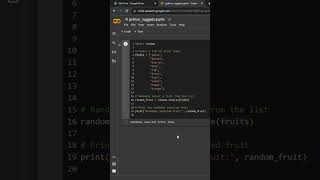 Python's Random Choice: Adding Spice to Your Programs #random #python #code #programming