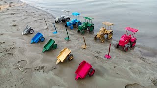 Went to the river in a tractor trolley to collect soil from the river#299