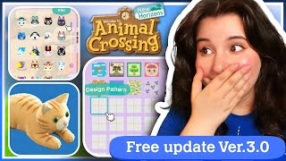 NEW FEATURES REVEALED in Animal Crossing 3.0 + Custom Design HACK 👀
