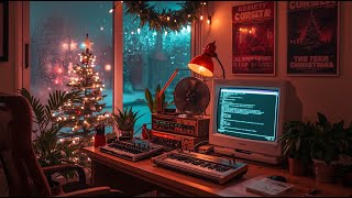 Winter Coding Desk 🎄 3HR LoFi & Synthwave Christmas Focus Mix (Royalty Free)
