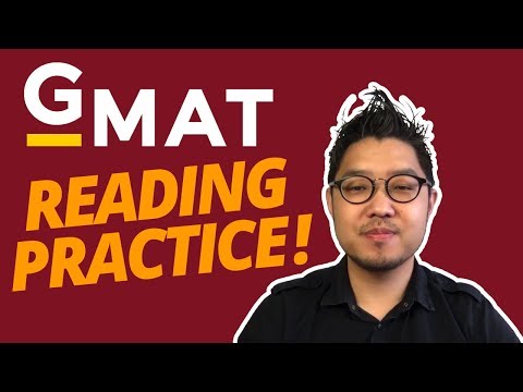 Free Resources For Practicing GMAT Reading Comprehension!