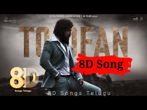 #Toofan (Telugu) 8D Song | #KGFChapter2 | #KGF | Rocking Star Yash | 8D Songs Telugu