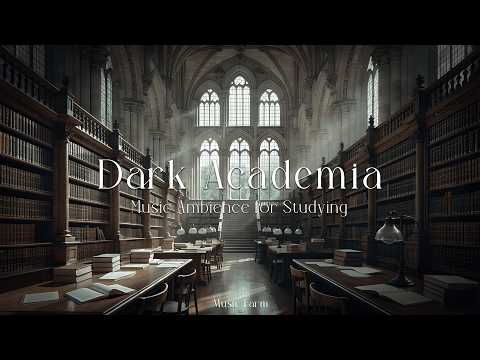 Dark Academia II - Music Ambience for Studying | Melancholic Piano | Study, Work, Read, Write