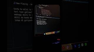 "In a world of code, music is my escape."#CodeAndChill #DevMood  #CoderReel #MusicForCoders