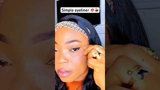 Quick and simple eyeliner