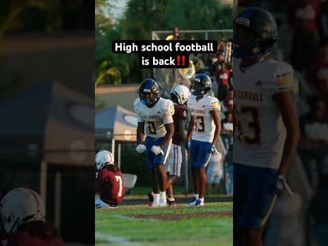 Football is back‼️ #football #highschoolfootball #247sports #sports #viral #floridafootball