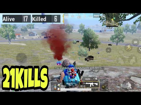 CAN I GET 21 KILLS? | BEST AIRDROP FIGHT | PUBG MOBILE | MEIZU 16TH