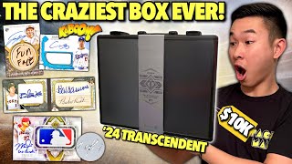 THE CRAZIEST $10,000 BOX EVER (INSANE 1/1s)! 😱🔥 2024 Topps Transcendent Baseball Hobby Box Review