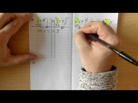 Variable on both sides