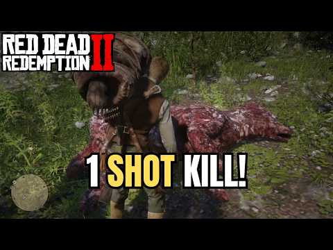 How To Kill The Legendary Bear EASY - 1 SHOT KILL In Red Dead Redemption 2!