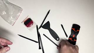 Plastic Scraper Tool - Great for Cleaning Stuck on Adhesives & More
