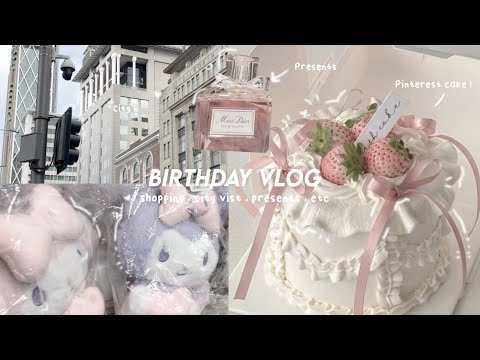 *2024* Birthday vlog !! ⊹ ࣪ ˖ 🎂 || Shopping , City visit , presents & more !