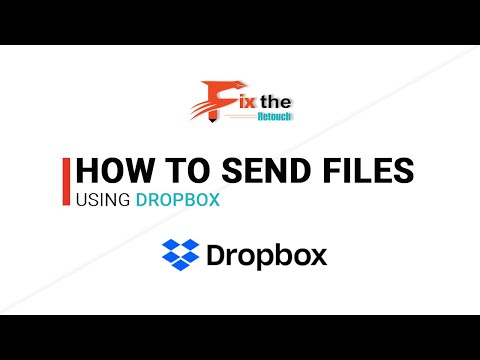 Share files using Dropbox to FixTheRetouch