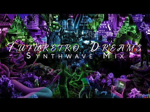 FUTURETRO DREAMS - Dreamwave Mix / Digital Art Time Lapse