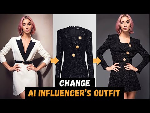 How To Make Your AI Influencer Wear Anything | New Free AI Tool For Clothes | Outfit Anyone🍍