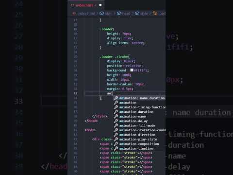 Music Slider Animation HTML and CSS #shorts