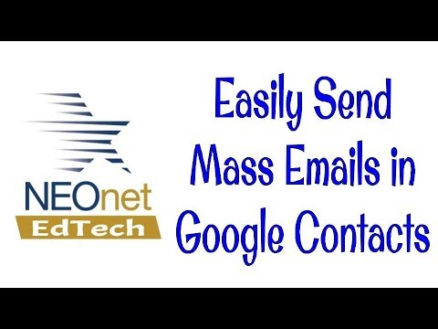 Easily Send Mass Emails in Google Contacts