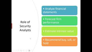 Security Analysis (2026): Overview of financial and security analysis
