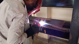 Welding process in workshop #ititraining #iticoursework #itiexperiment #itivlog #experiment