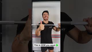 Squat like this and your lower back should NOT get sore ✅ Squat technique with maximum ROM!