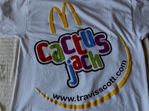 Travis Scott Cactus Jack McDonalds Smile T-Shirt