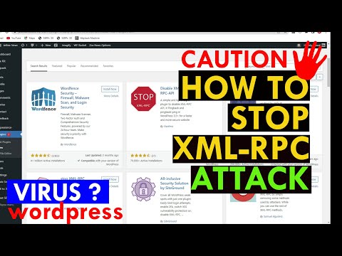 How to stop XML RPC attack WordPress website