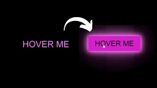 Hover Glow Effect Button with HTML and CSS: A Step-by-Step Tutorial