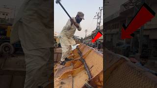 Very Dangerous😱 jobs in Mechanical work #shorts #dangerous #job