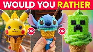 Would You Rather...? Ice Cream and Sweets Edition 🍦🍫🍩 Quiz Time