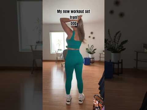 Workout set from oqq #oqq #workoutclothes #fitnessmodel #fitnessclothing #leggings #viral #workout